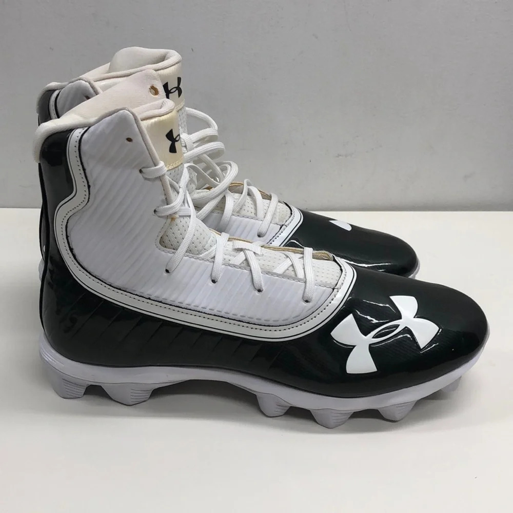 Under Armour Mens Highlight RM White Football Cleats Size 10.5